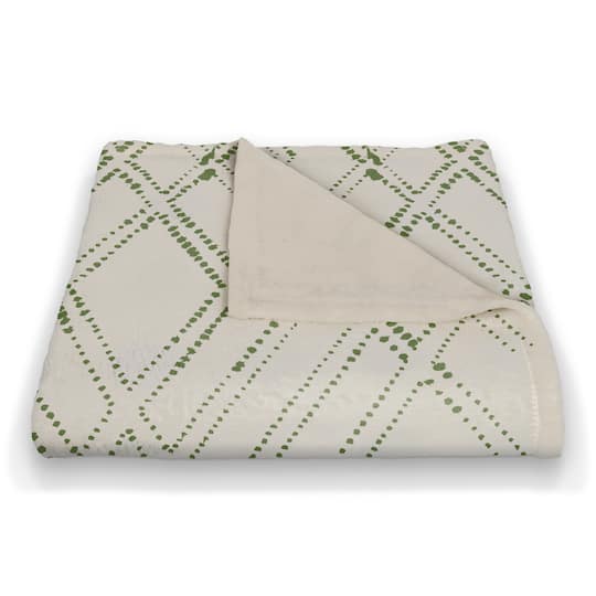 Diamond Coral Fleece Blanket